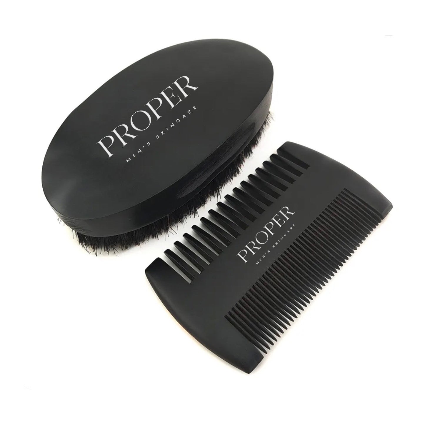 BEARD BRUSH & COMB SET